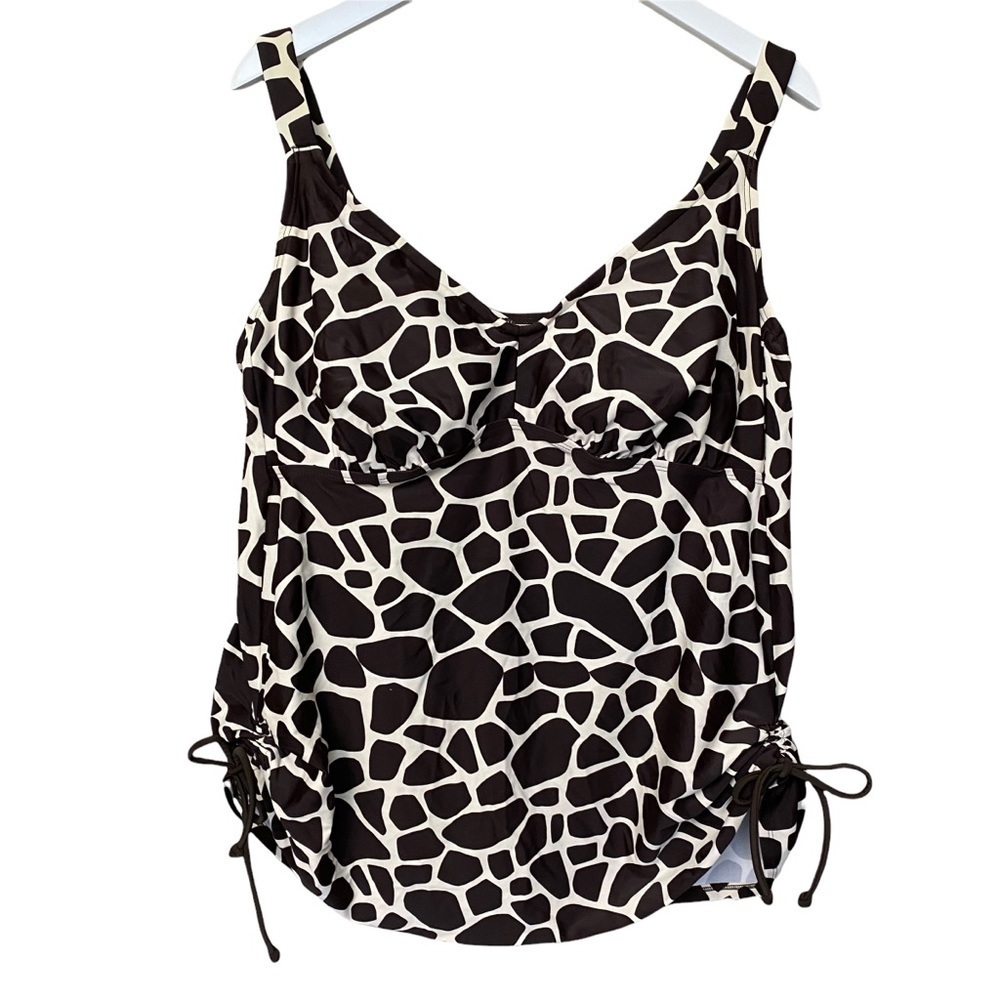 ⚡️ LAST CHANCE MARKDOWN !⭐️✨MERONA Swim top Plus Size 22W Brown